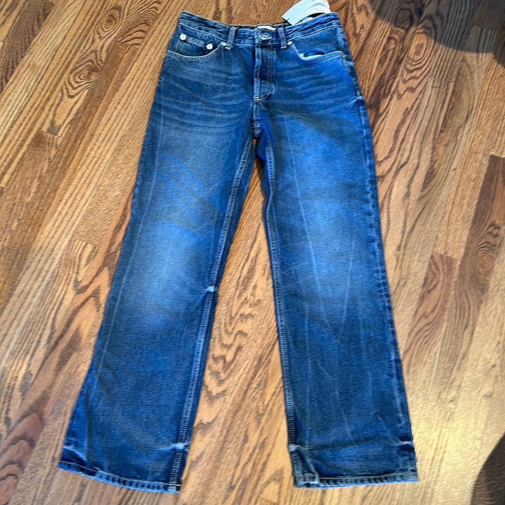 NWT straight fit jeans from Zara ladies sz 38